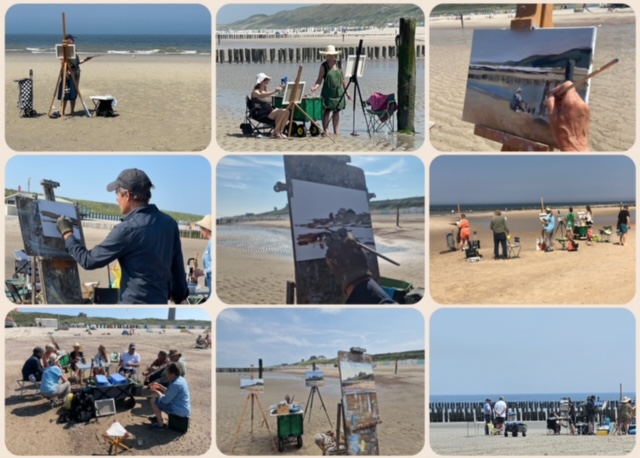 Masterclass strand Domburg door Hans Versfelt